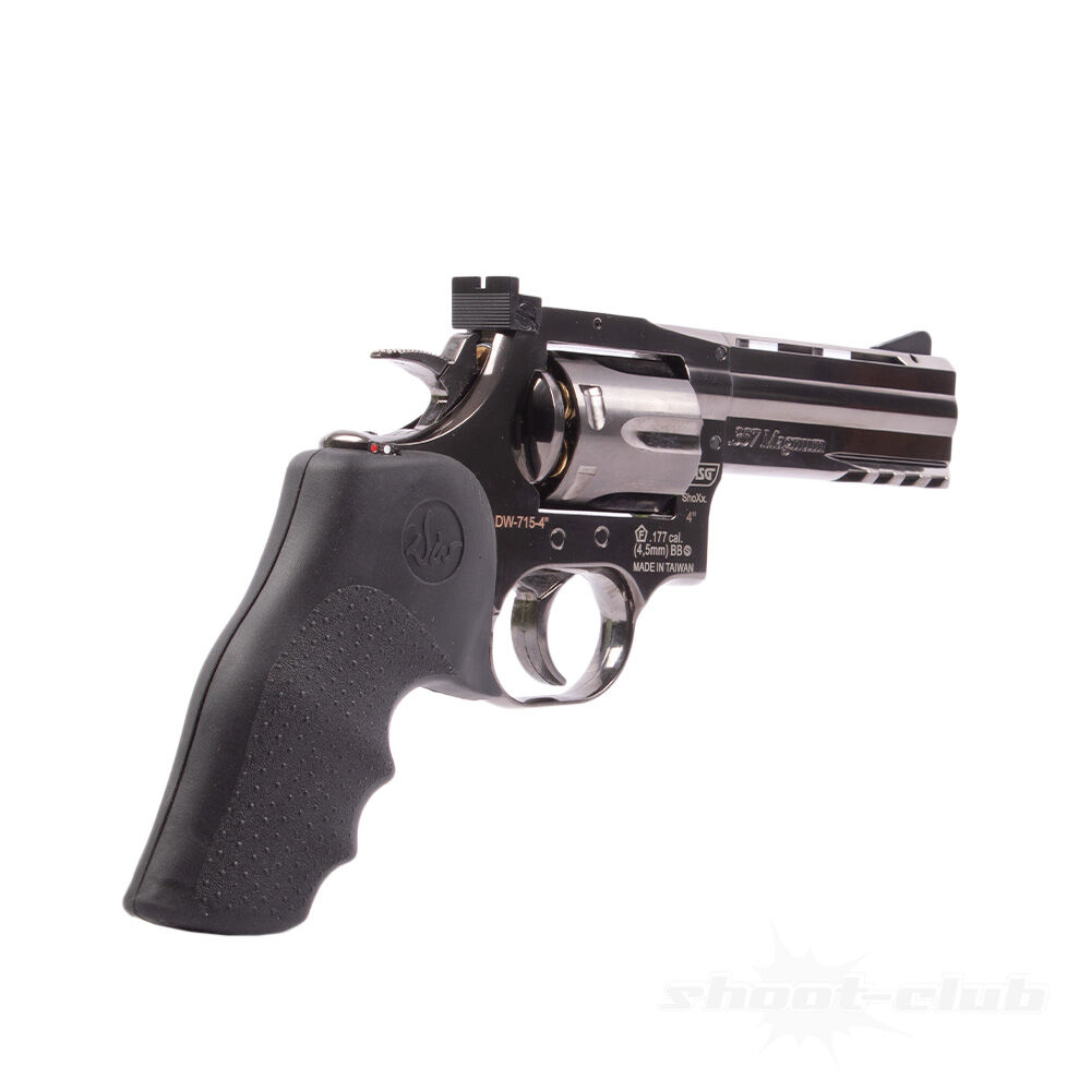 ASG Dan Wesson 715 4 Zoll Co2 Revolver 4,5 mm BB Steel Grey Bild 3