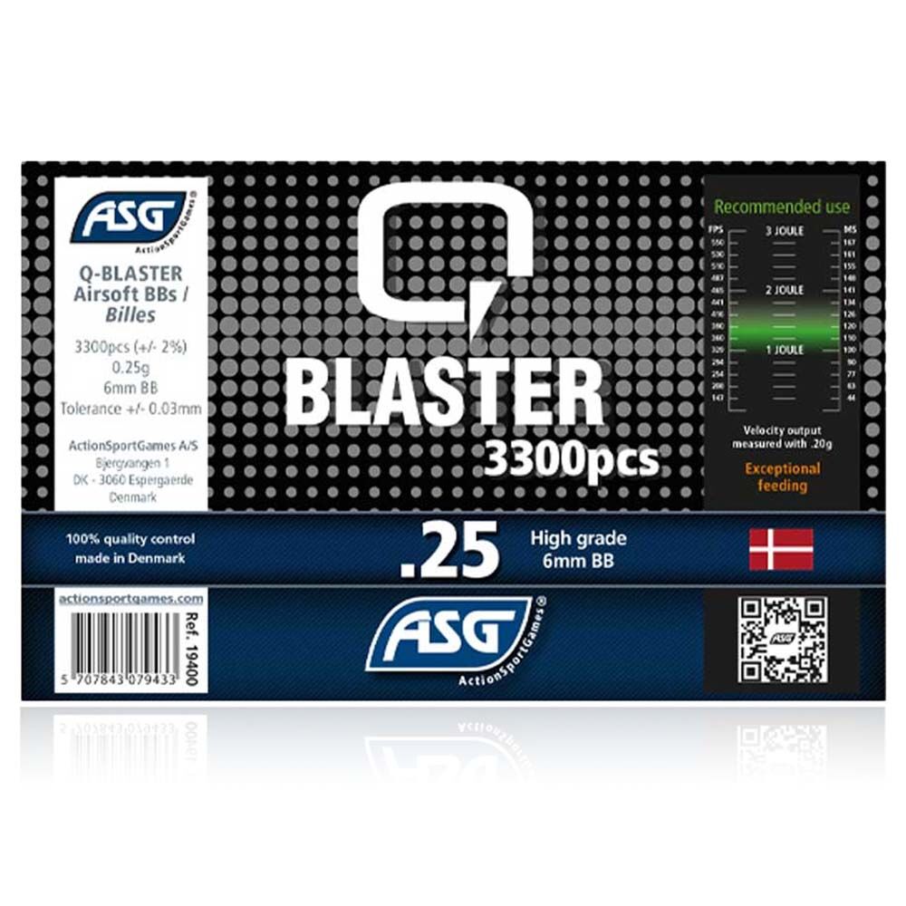 ASG Q Blaster Airsoft BB 6mm 0,25g 3300 Stk Bild 3