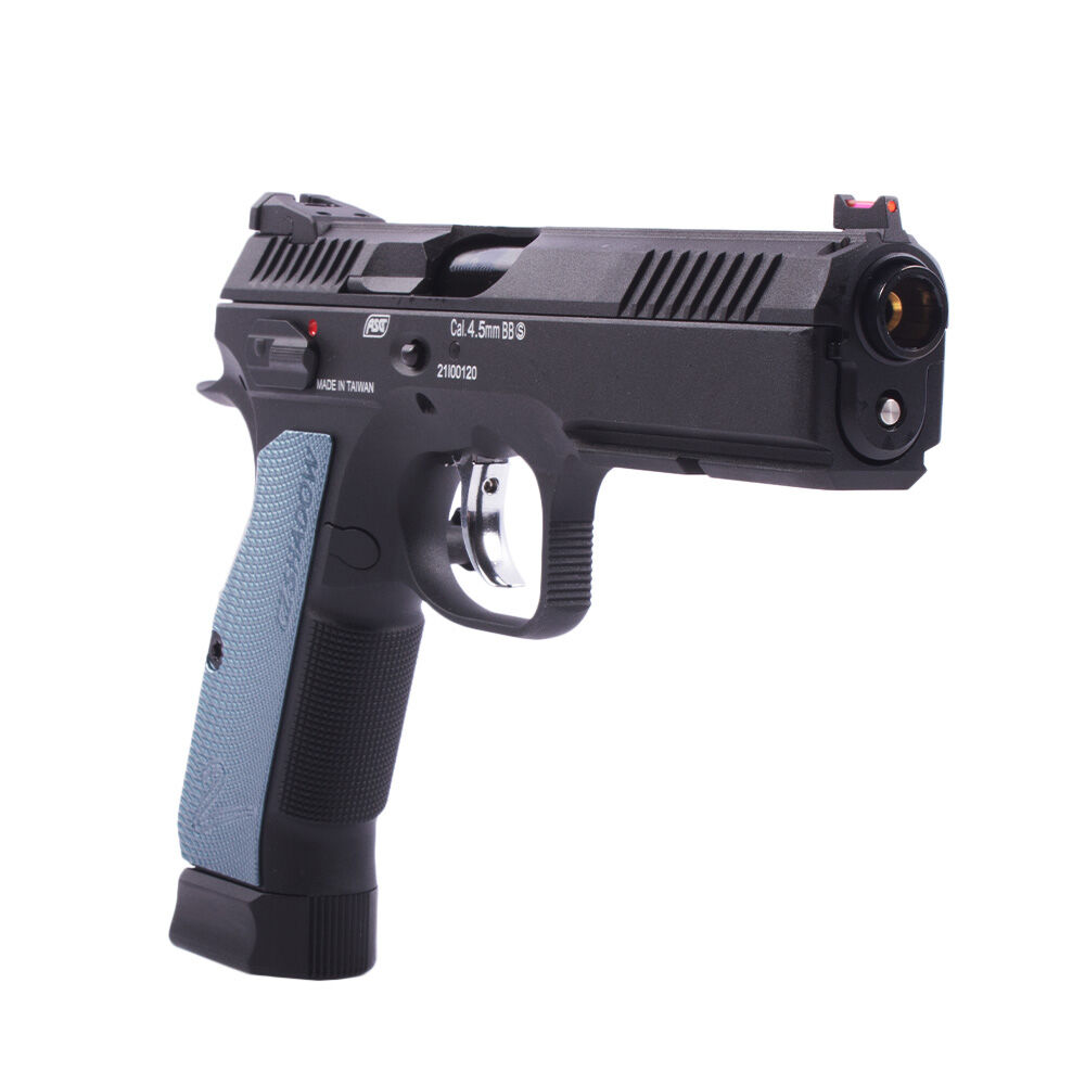 ASG CZ Shadow 2 Co2 Pistole GBB 4,5mm BB schwarz blau Bild 3