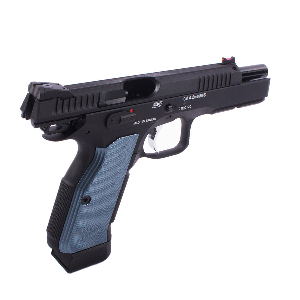 ASG CZ Shadow 2 Co2 Pistole GBB 4,5mm BB schwarz blau Bild 4