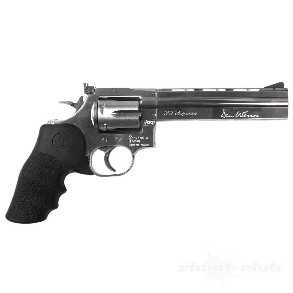 ASG Dan Wesson 715 6 Zoll Co2 Revolver 4,5 mm Diabolo Stahlgrau Bild 2