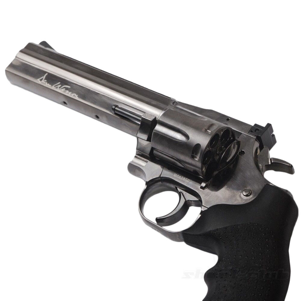ASG Dan Wesson 715 6 Zoll Co2 Revolver 4,5 mm Diabolo Stahlgrau Bild 3