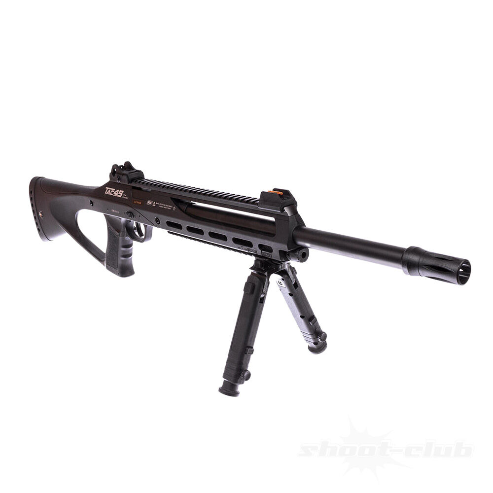 ASG TAC45 Co2 Gewehr Kaliber 4,5mm Stahl BB Schwarz mit Zweibein Bild 3