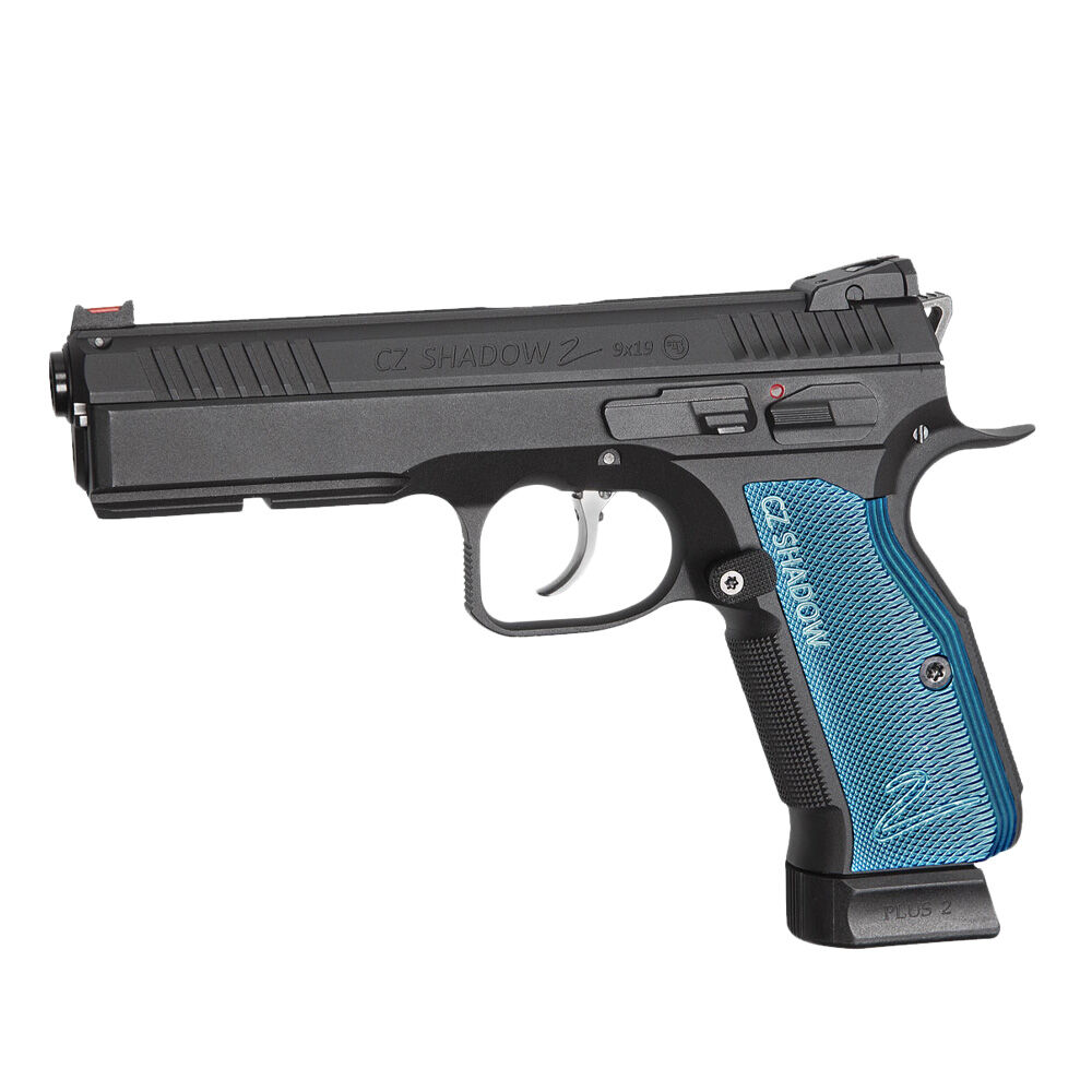 ASG CZ Shadow 2 Airsoft CO2 GBB Pistole ab 18 - Schwarz / Blau