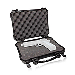 ASG Pistolen Koffer Tactical Koffer Polymer Schwarz wasserdicht 29,5 x 21,5 x 3 cm Bild 3