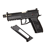 ASG CZ P-09 OR Co2 Airsoftpistole Blowback 6 mm BB Schwarz Bild 3