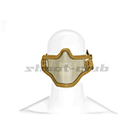 Invader Gear Steel Half Face Mask Airsoft Maske Tan Bild 3