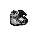 Invader Gear Steel Half Face Mask - Black / Skull